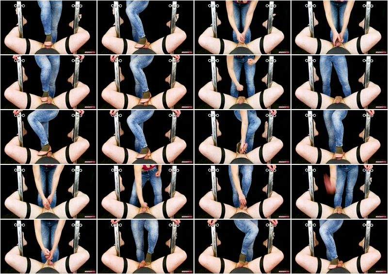 Ballbusting Handjob for you Ballet Flats and Nylon Socks BONDAGE POV CBT - HouseofEra (FullHD 1080p)