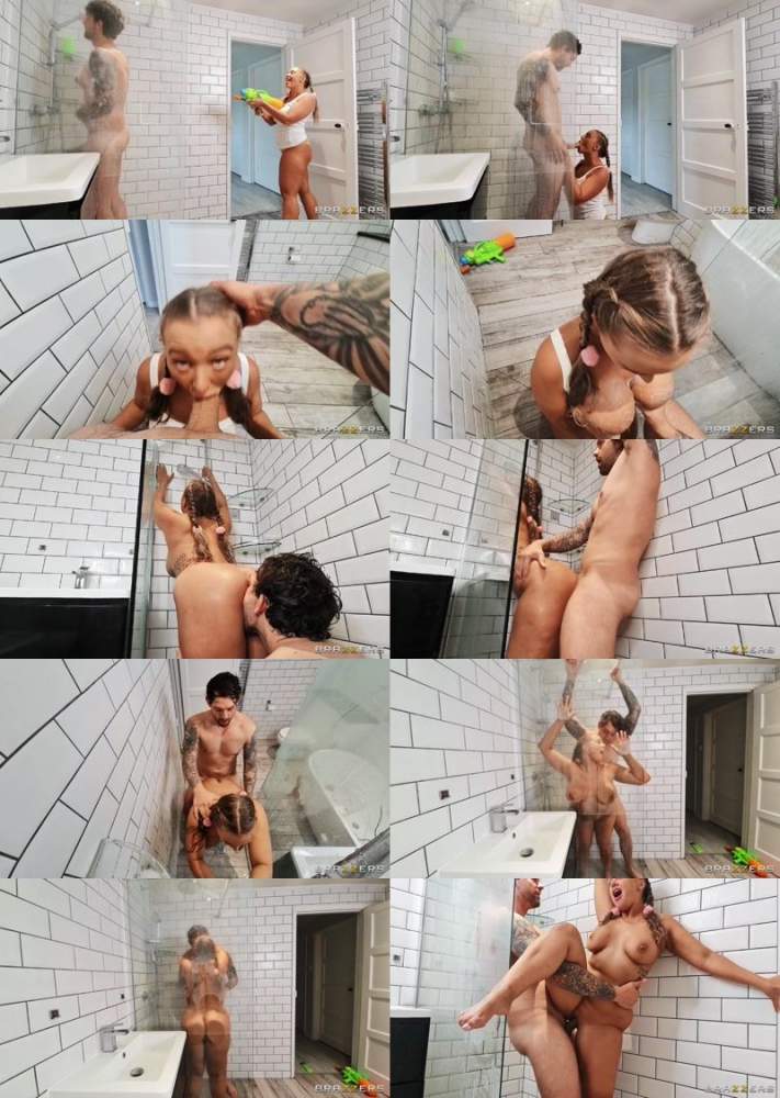 Beth Bennett starring in Shower Pranking Sex - DayWithAPornstar, Brazzers (SD 480p)