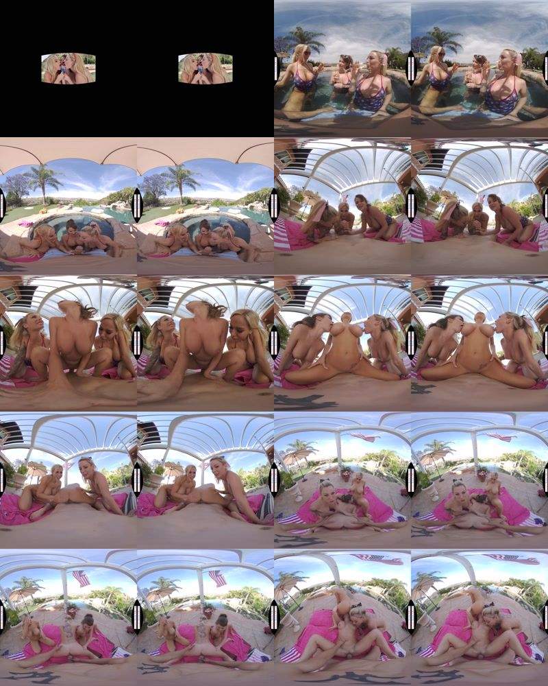Emily Addison, Isabelle Deltore, Olivia Austin starring in Summer Vacation 5 - NaughtyAmericaVR (FullHD 1080p / 3D / VR)