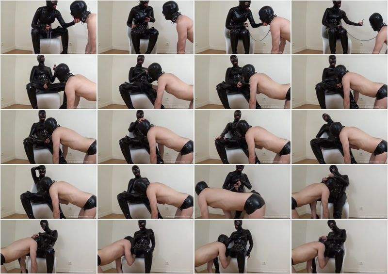 Lady Bellatrix starring in Oral Training For Blind Hooded Slave - Clips4sale (HD 720p)