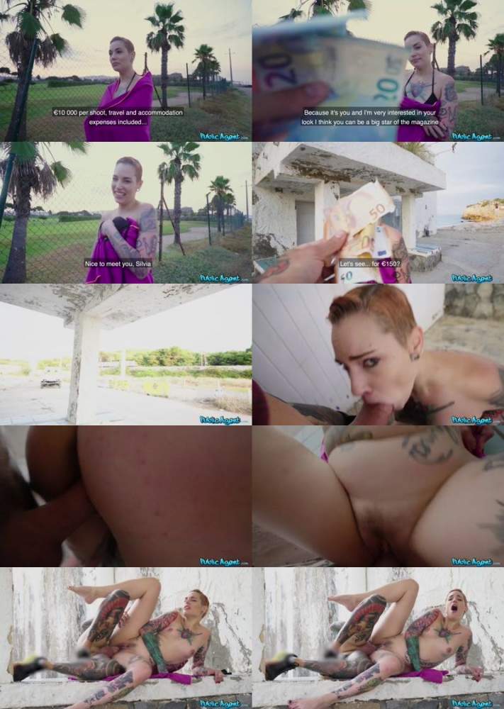 Silvia Rubi starring in Be My Topless Tattooed Cover Girl - PublicAgent, FakeHub (SD 480p)