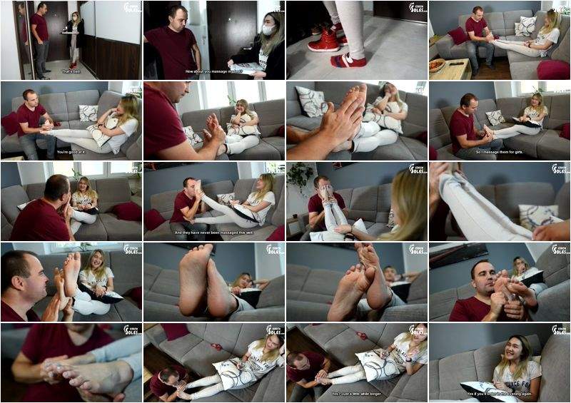 Asian Pizza Delivery Girl Gets Her Sexy Feet Worshiped - CzechSoles (FullHD 1080p)