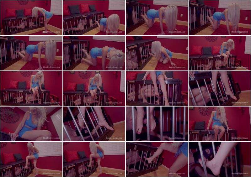 Mistress Melody starring in A Slave In A Cage - MenAreSlaves (FullHD 1080p)