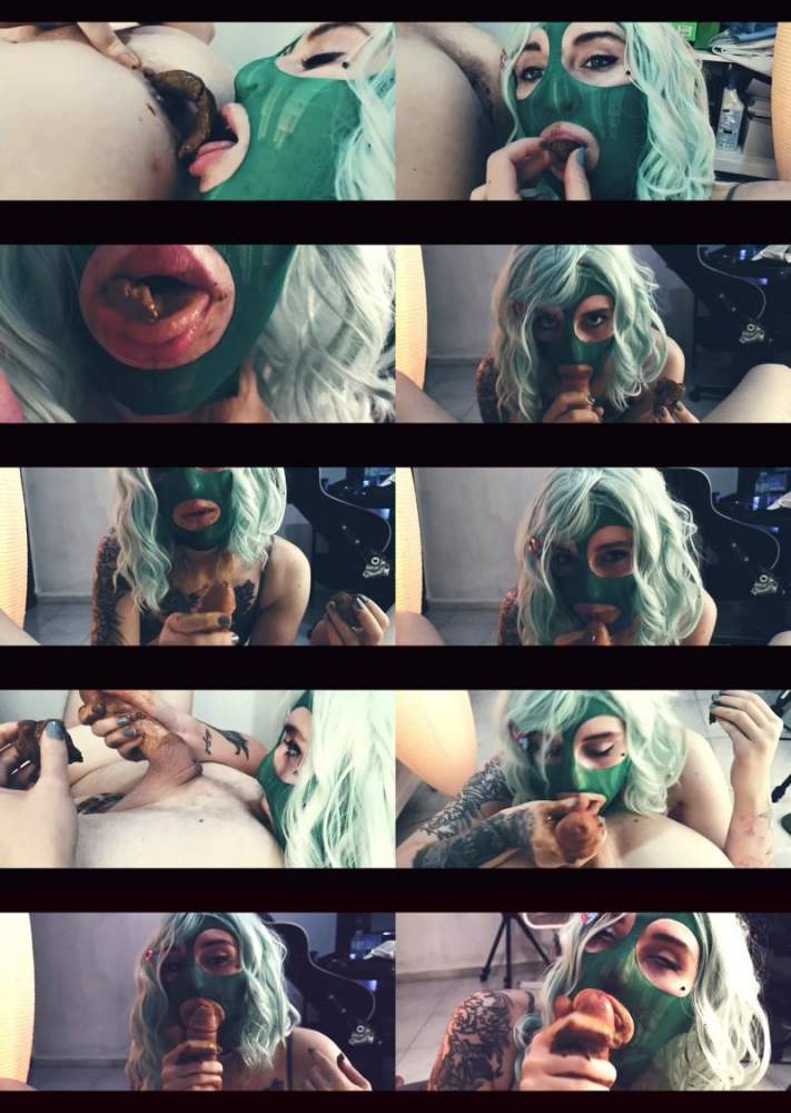 Scat Eat And Shit Sucking By Top Babe Betty The Green Mask - SG-Video (FullHD 1080p / Scat)