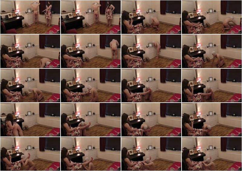 Porcelain Beauty starring in Anally Plugged Chastity Slave Cleans - Clips4sale (FullHD 1080p)