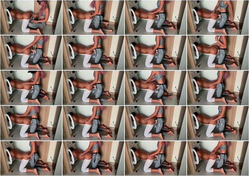 He Got A Strapon Dildo In His Ass While Stuck In A Washing Machine - Clips4sale (FullHD 1080p)