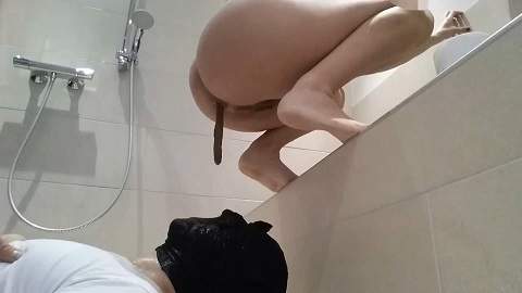 Toilet Humiliation - Do you really want to be my toilet - ScatShop (FullHD 1080p / Scat)