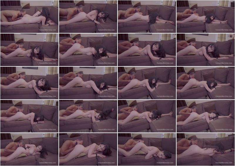 April Storm starring in Pleasing Both Her Holes - FemaleWorship (FullHD 1080p)