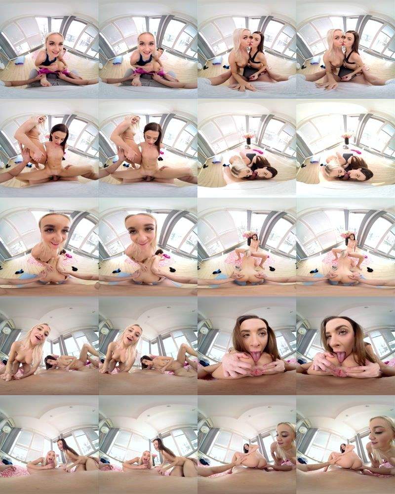 Marilyn Sugar, Jenny Doll starring in Double Your Flexibility - 18VR (UltraHD 4K 2700p / 3D / VR)