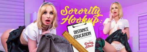 Daisy Stone starring in Sorority Hookup: Distance Education - VRBangers (UltraHD 2K 1920p / 3D / VR)
