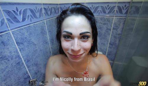 Nicolly Lopes. starring in BTS with Nicolly Lopes - Trans500, Behindtrans500 (HD 720p)