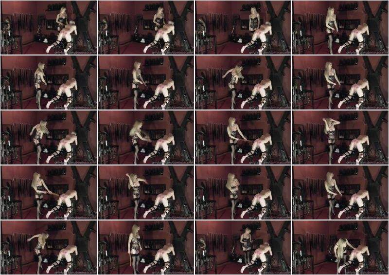 Domina Scarlet starring in Thirty Six Strokes Of The M Cambell Strap - Clips4sale (HD 720p)