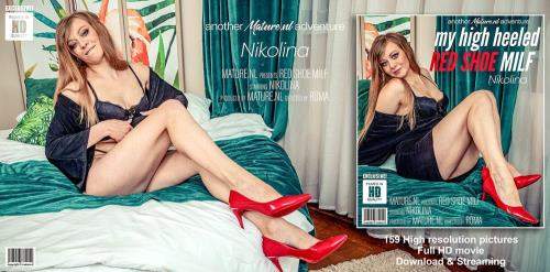 Nikolina (42) starring in MILF Nikita shows off her red high heels shoes and a whole lot more - Mature.nl (HD 1066p)