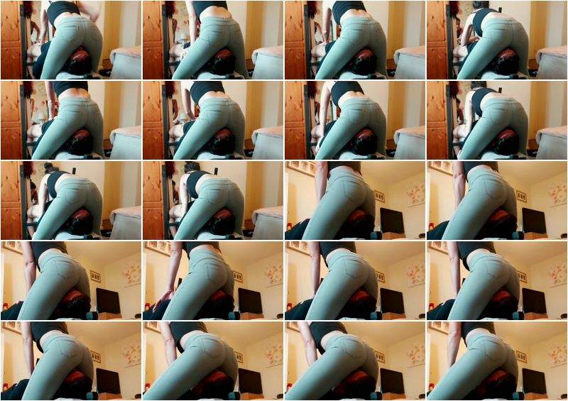 Mistress Needs A Comfy Seat Smothering And Facesitting In Jeans For Face Chair Slave - Clips4sale (FullHD 1080p)