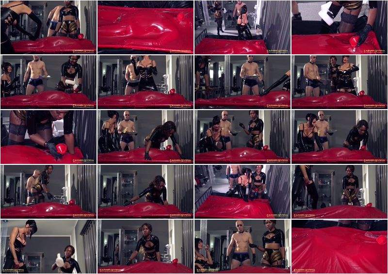 Mister P, Gummi-Objekt, Sperm Robbery In The Rubber Chamber (4 Of 5) - CarmenRivera (HD 720p)