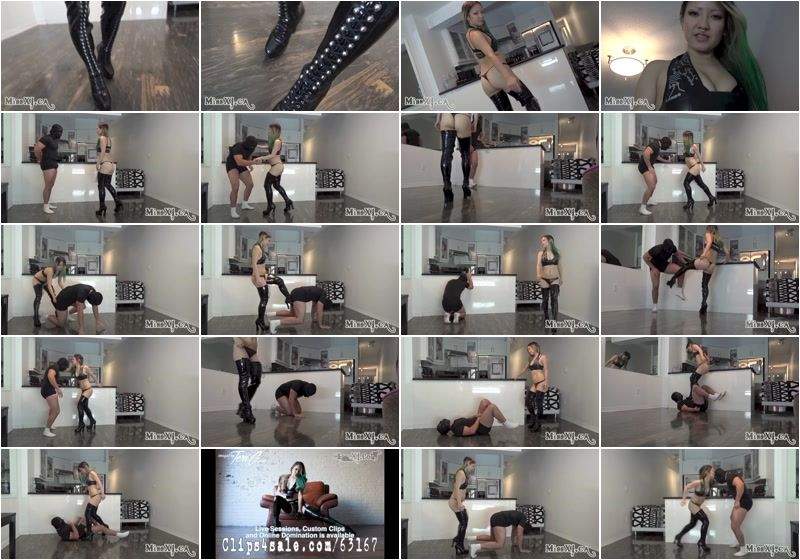 Miss Xi Strarring starring in Ball-Breaking Thigh High Boots - Clips4sale (SD 480p)