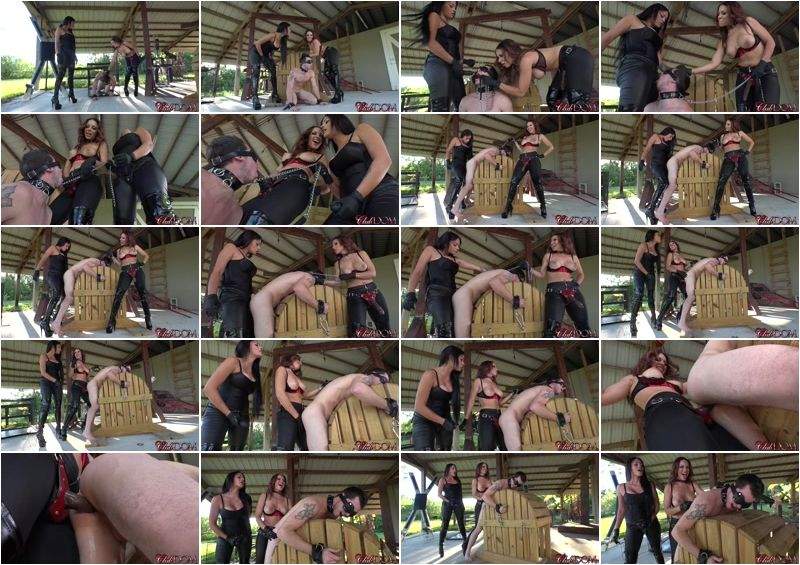 Mistress Kylie Rogue, Goddess Jamie Valentine starring in Milking Your Slutty Balls (Edging) - Clubdom (FullHD 1080p)