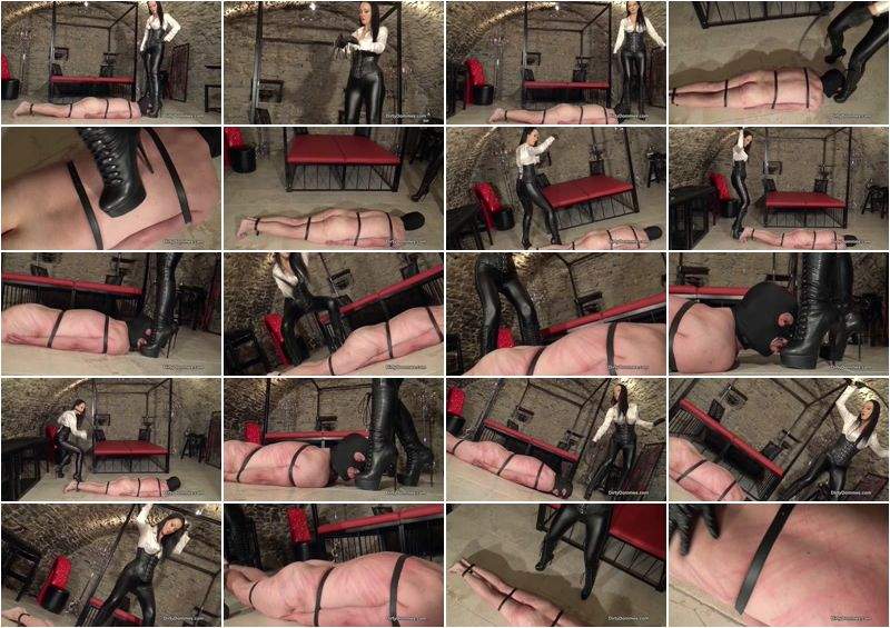 Fetish Liza starring in Brutally Whipped Bootworm - DirtyDommes (HD 720p)