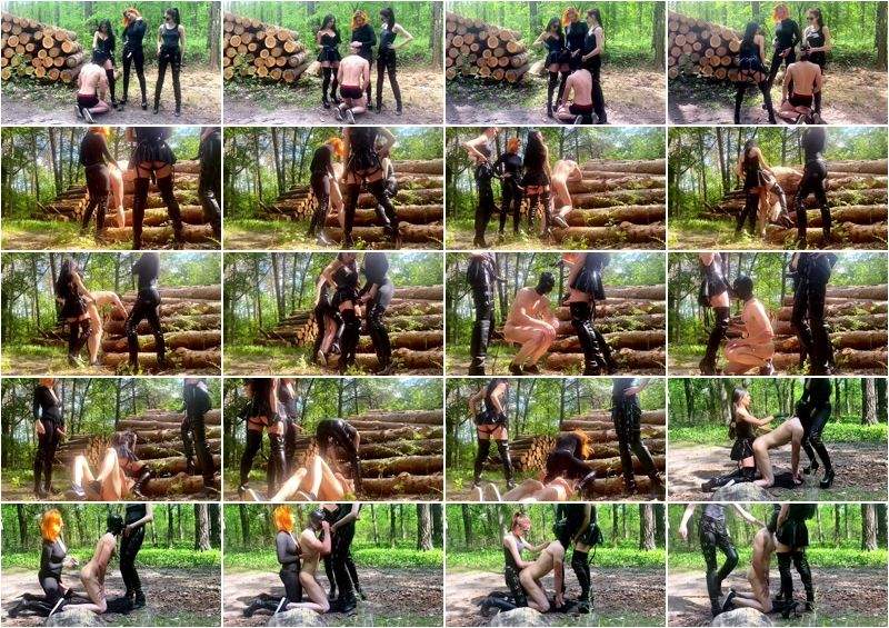 Gang Bang With The Slave On The Forest - Clips4sale (HD 720p)