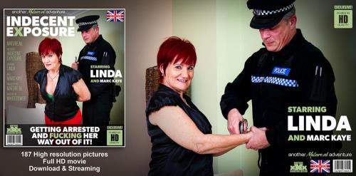 Linda (EU) (63) starring in Mature Linda getting arrested for indecent exposure - Mature.nl (HD 1064p)