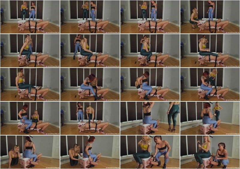 Mariah And Nataly - Full Weight With Shiny Leggings Using Smother Bench - BratPrincess2 (UltraHD 2160p)