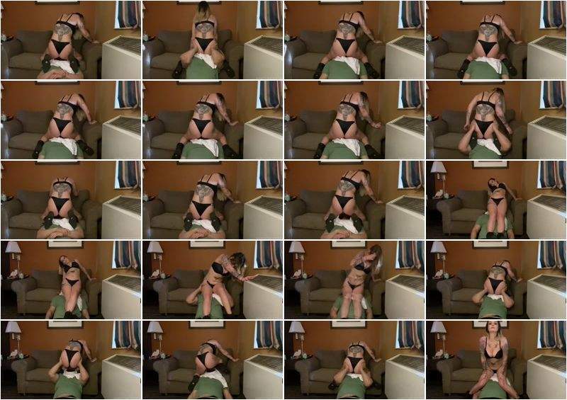 Princess Natalie starring in Sexy Facesitting And Ass Bouncing In Thong - Sadisticsmother416 (FullHD 1080p)