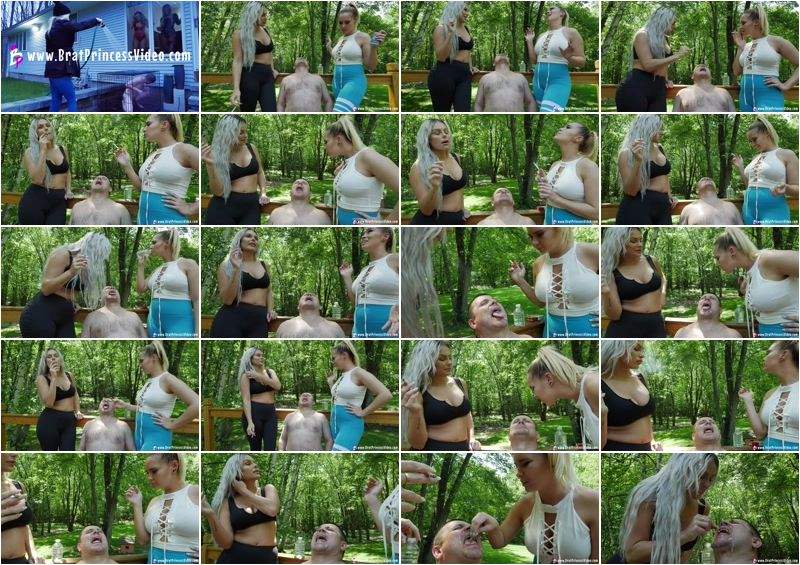 Becky And Natalya - Uses Male For Human Ashtray - BratPrincess2 (UltraHD 2160p)