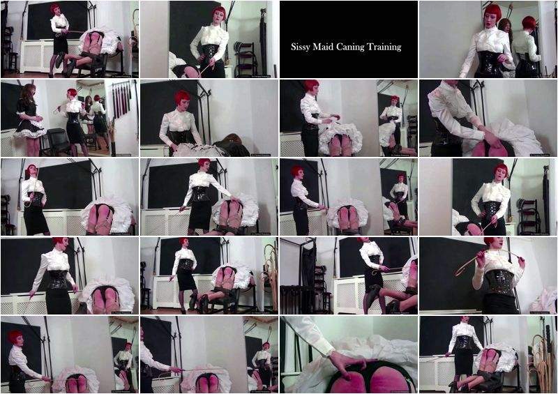 Sissy Maid Caning Training - Clips4sale (FullHD 1080p)