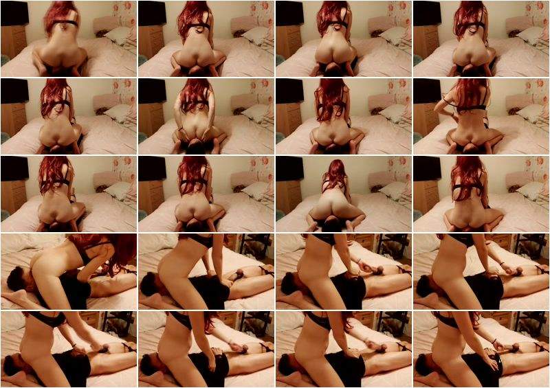 Naked Facesitting Orgasm For Horny Mistress, Then She Milks Her Tied Slaves Hard Cock - Clips4sale (FullHD 1080p)