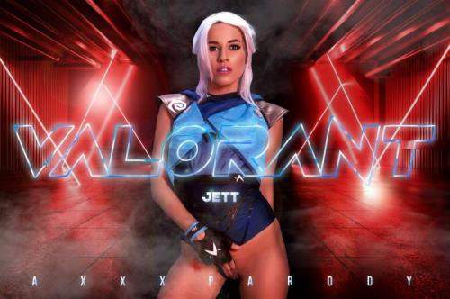 Eveline Dellai starring in VALORANT: Jett A XXX Parody - VRCosplayX (UltraHD 2K 2048p / 3D / VR)