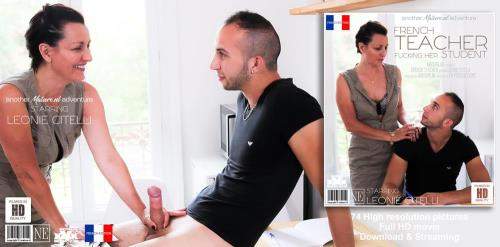 Leonie Citelli starring in French teacher fucking her student - Mature.nl, Mature.eu (FullHD 1080p)