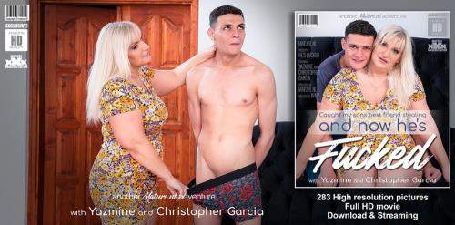 Christopher Garcia, Yazmine (53) starring in Her sons best friend is fucked, after caught stealing - Mature.nl (FullHD 1080p)