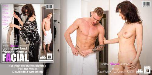 Blue Wave (39), Martin Spell (22) starring in Giving my best friends mom a facial - Mature.nl (FullHD 1080p)
