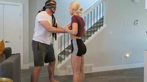 Blindfolded And Busted - KinkyMistress (FullHD 1080p)