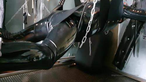 Treating The Helpless Hanging Rubber Object - MistressPatricia (HD 720p)