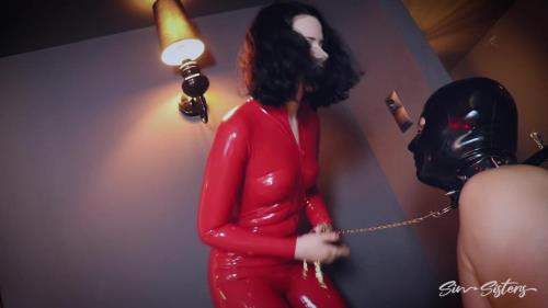 Madame Juliette starring in Red Latex Shining Duty - SinSisters (FullHD 1080p)