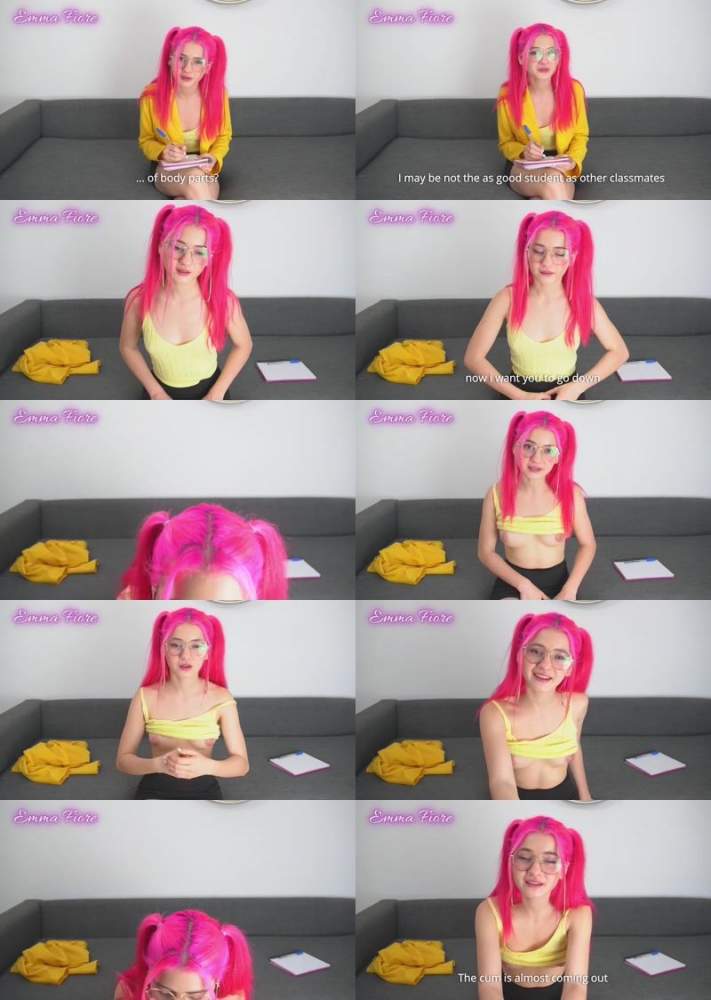 My Slutty Student Psychoanalyzes My Cock (Virtual Sex) - Pornhub, Emma Fiore (FullHD 1080p)