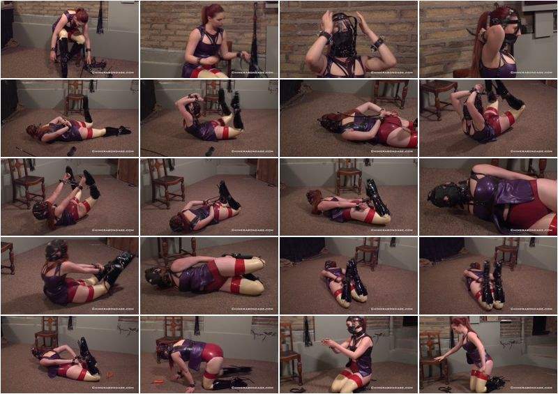 Roswell Ivory Blindfolds Herself And Hogtied - ChimeraBondage (FullHD 1080p)