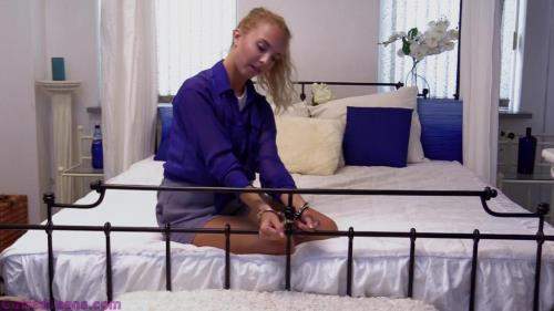 Alena Cuffed Herself To The Bed - CuffedTeens (FullHD 1080p)