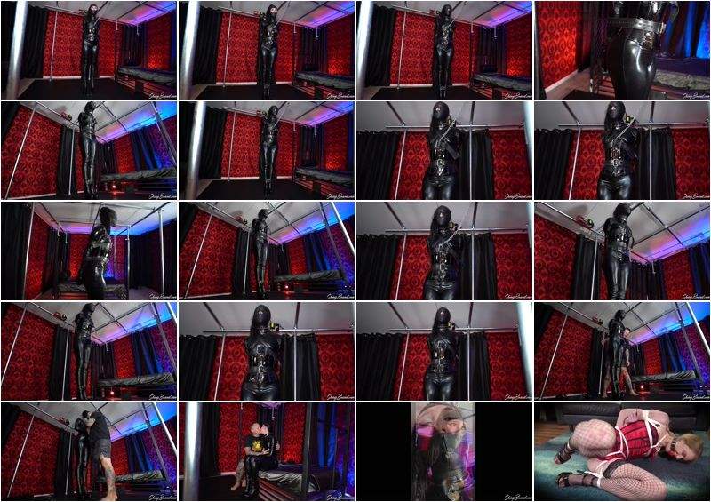 Raven Vice starring in Real Time Leather Bound Sensory Play - ShinyBound (FullHD 1080p)
