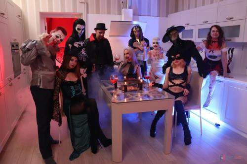 Foxy Slave, Altera Pars, Milka, Luna Haze, Amelia Lucs starring in Halloween: Orgy of the dark forces Faplex - LegalPorno, AnalVids, FLX (HD 720p)