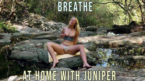 Juniper Stone starring in At Home With: Breathe - GirlsOutWest (FullHD 1080p)