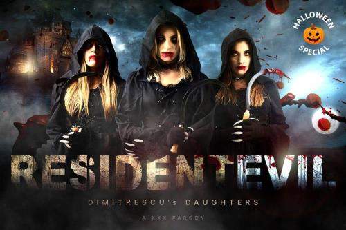 Lilly Bella, Silvia Dellai, Eveline Dellai starring in Resident Evil Village: Dimitrescu Daughters A XXX Parody - VRCosplayX (UltraHD 4K 3584p / 3D / VR)