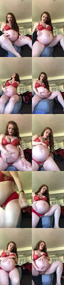 Charlotte Mae, MsMilfCharlotteMae starring in 40 Week Pregnant Belly Massage - Manyvids (UltraHD 2K 1920p)