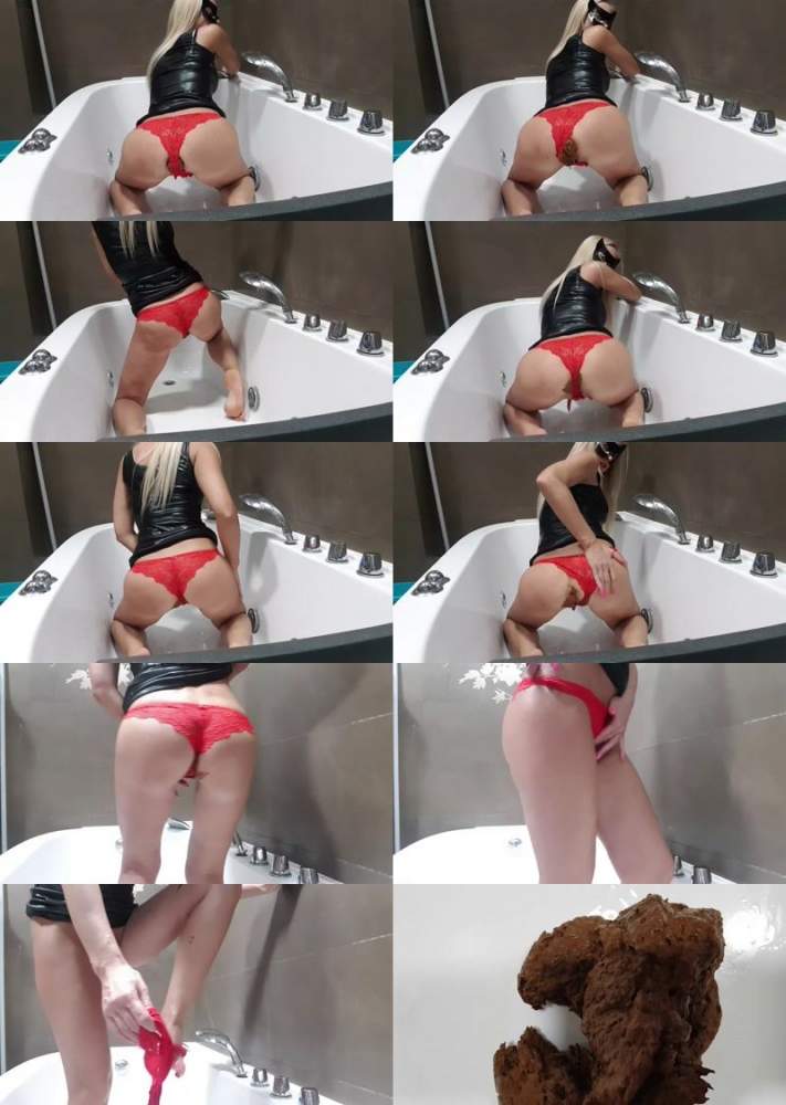 Thefartbabes starring in Huge Shit In Red Bikini - ScatShop (FullHD 1080p / Scat)