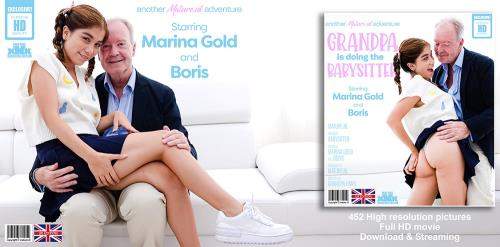 Boris B (60), Marina Gold (19) starring in Grandpa is doing the 19 year old babysitter - Mature.nl (HD 1060p)
