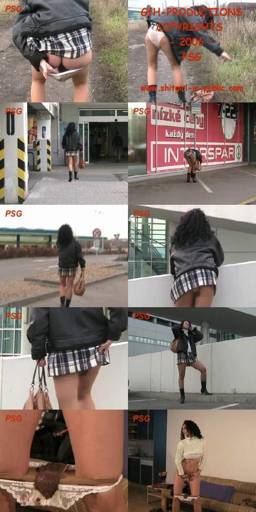 Sharka Walking 09 - Shitgirl-in-public (SD 256p / Scat)