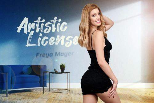 Freya Mayer starring in Artistic License - BaDoinkVR (UltraHD 2K 2048p / 3D / VR)