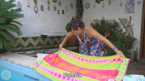 Valeria starring in By The Pool - Abbywinters (UltraHD 4K 2160p)
