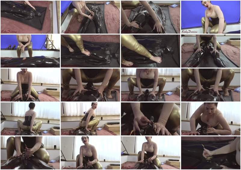 Sensory Deprivation In Rubber Vacuum Bed - KinkyDomina (UltraHD 2160p)